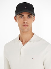 Tommy Hilfiger Black Classic Baseball 100% Cotton Cap - Image 1 of 4