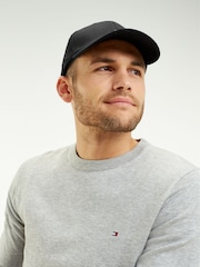 Tommy Hilfiger Black Classic Baseball 100% Cotton Cap - Image 2 of 4