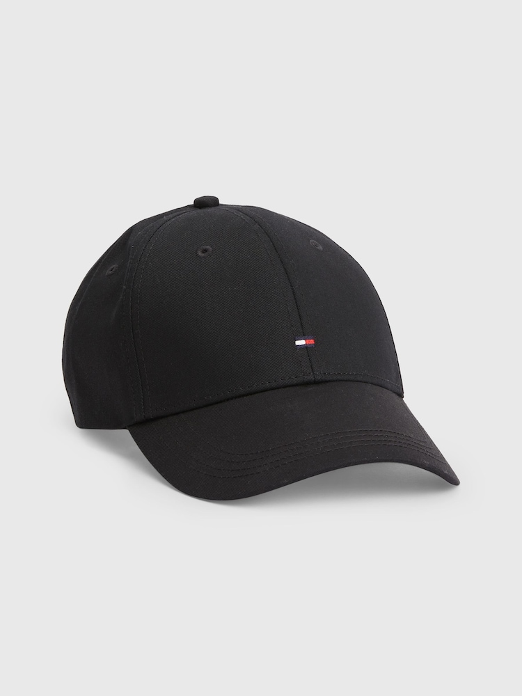 Tommy Hilfiger Black Classic Baseball 100% Cotton Cap - Image 3 of 4