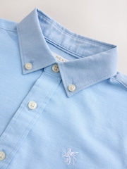 Blue Griffin Embroidery Single Oxford Shirt (3-16yrs) - Image 3 of 4