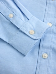 Blue Griffin Embroidery Single Oxford Shirt (3-16yrs) - Image 4 of 4