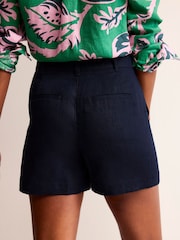 Boden Blue Westbourne 100% Linen Shorts - Image 3 of 6