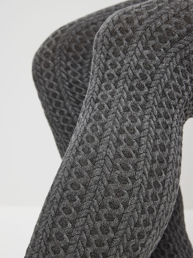 Grey Knitted Tights 1 Pack - Image 2 of 2