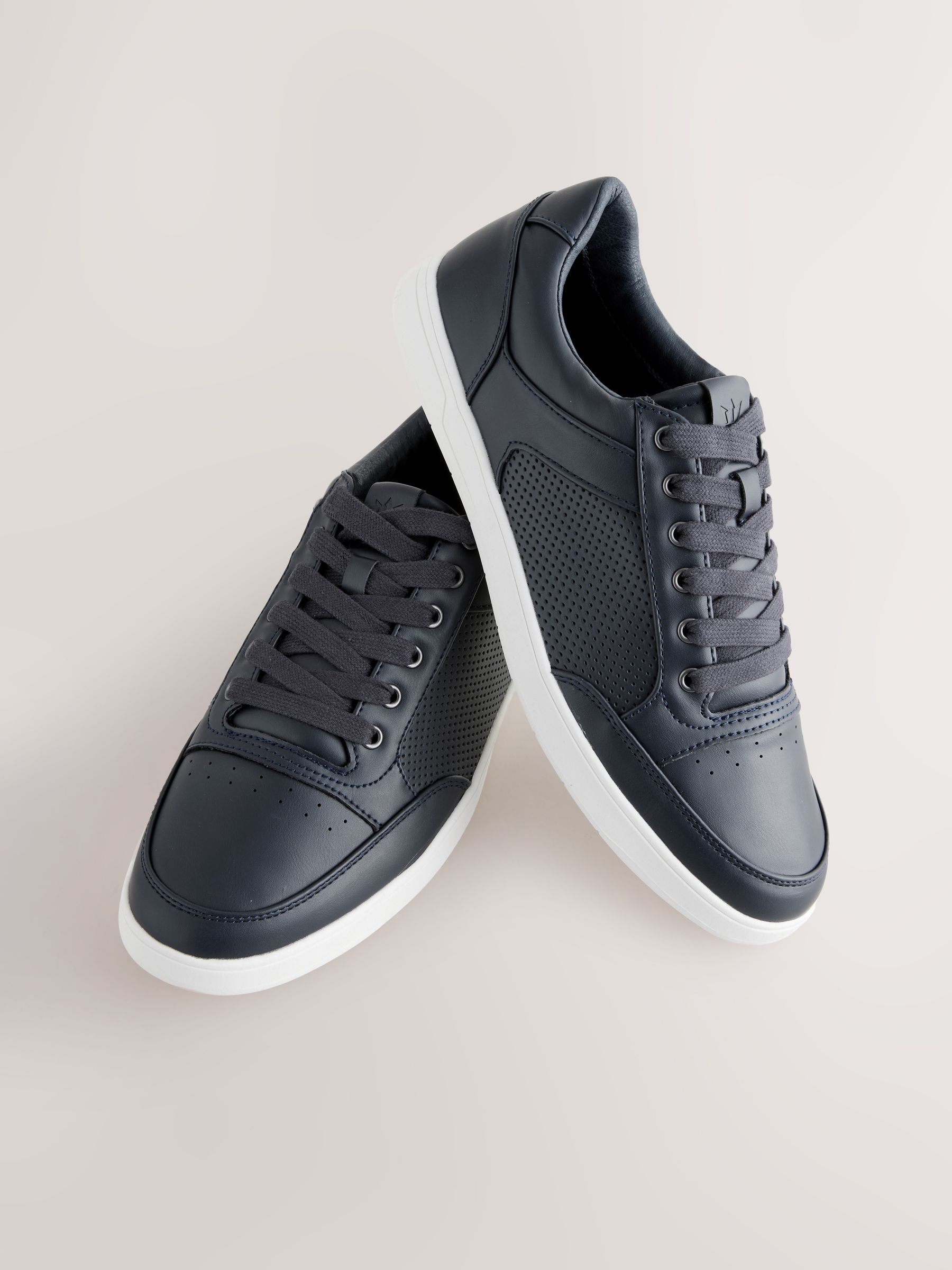Navy blue smart shoes discount