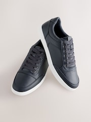 Navy Blue Smart Casual Trainers - Image 3 of 7