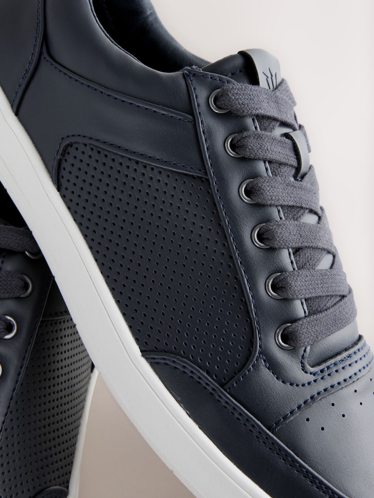 Navy Blue Smart Casual Trainers - Image 6 of 7
