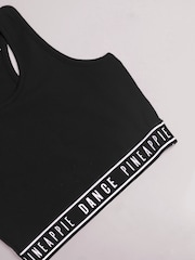 Negro - Top corto midi con bajo con cinta de Pineapple - Imagen 6 de 6