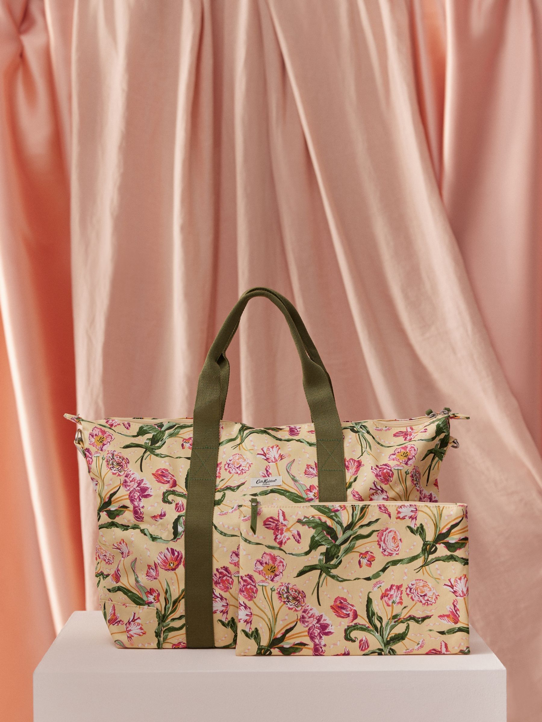 Yellow floral bag on sale