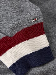 Tommy Hilfiger Grey Wool Blend Jumper With Cashmere - Image 6 of 6