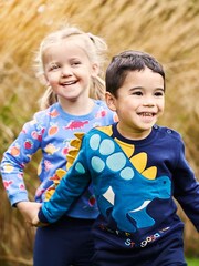 JoJo Maman Bébé Navy Boys Stegosaurus Sweatshirt - Image 4 of 5