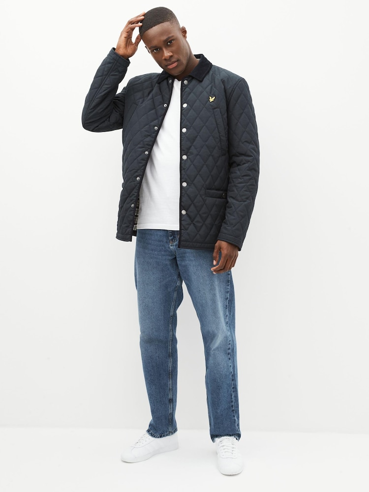 Lyle & Scott Diamond Quilted Jacket - Image 2 of 8