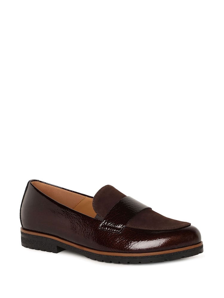Gabor Brown Elder Loafers - Image 2 of 5