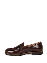 Gabor Brown Elder Loafers - Image 5 of 5