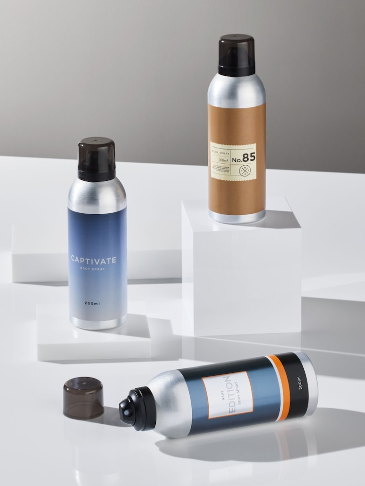 Set of 3 200ml Fragranced Body Sprays Gift Set - Image 2 of 4 Set of 3 200ml Fragranced Body Sprays Gift Set - Image 2 of 4
