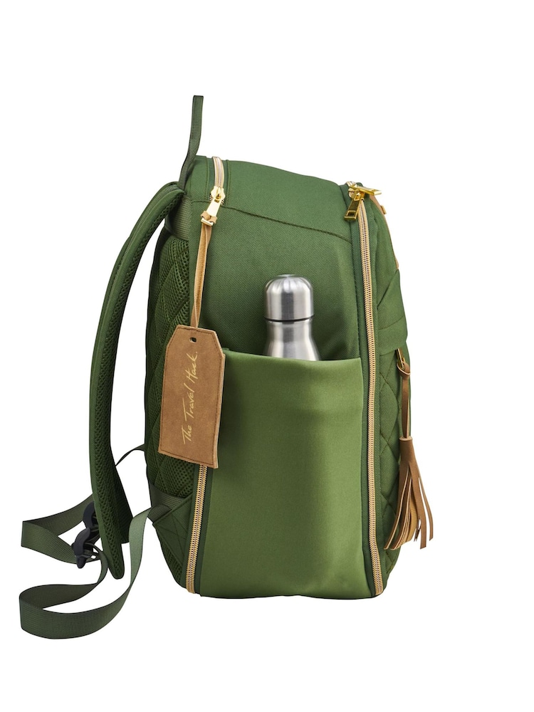 Cabin Max Green Travel Hack 40cm Backpack - Image 4 of 7