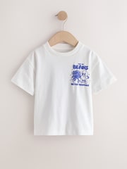 White Griffin Embroidery Single Oxford Shirt (3-16yrs) - Image 1 of 4