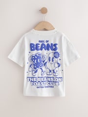 White Griffin Embroidery Single Oxford Shirt (3-16yrs) - Image 2 of 4