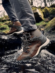 Brown Waterproof Walking Boots - Image 1 of 9