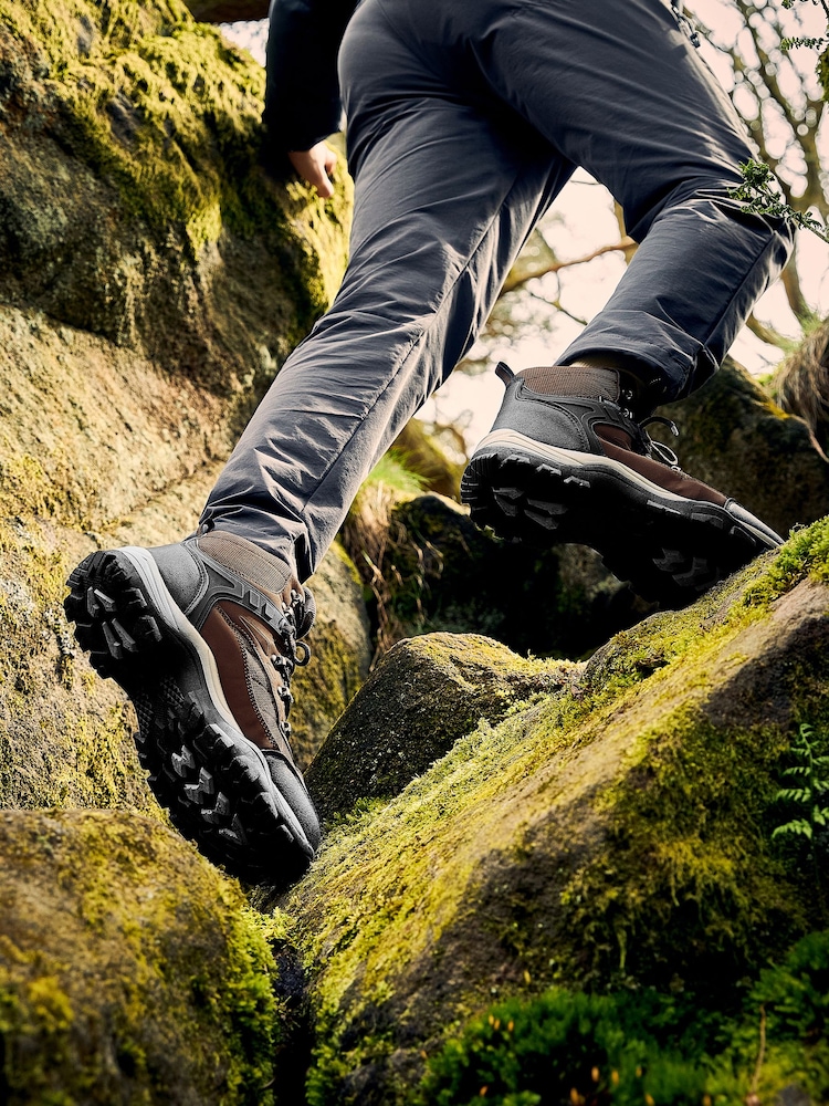 Brown Waterproof Walking Boots - Image 2 of 9