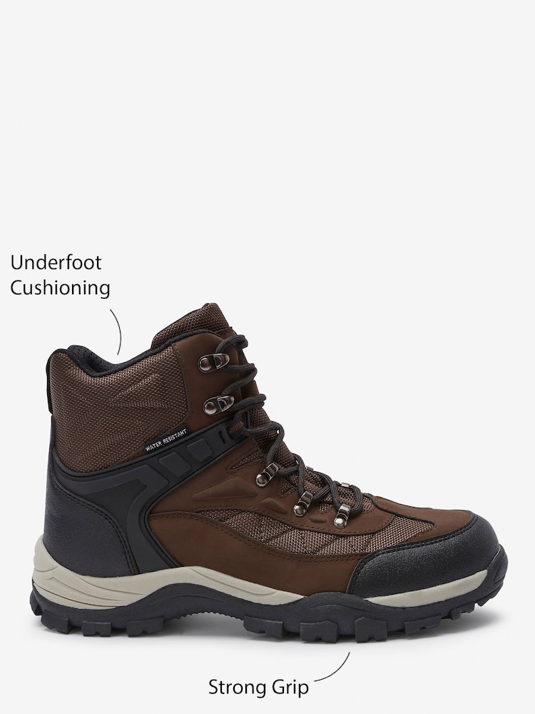 Brown Waterproof Walking Boots - Image 9 of 9