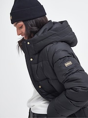 Barbour® International Black Barron Boxy Baffle Quilt Puffer Jacket - Image 5 of 7