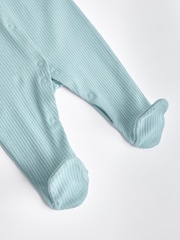 Blau/Grün/Gelb - Baby-Schlafanzüge aus 100 % Baumwolle im 3er-Pack (0–2 J.) - Bild 9 von 9