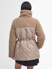 Barbour® International Jemison Box Quilt Teddy Fleece Jacket - Image 2 of 7