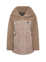 Barbour® International Jemison Box Quilt Teddy Fleece Jacket - Image 6 of 7