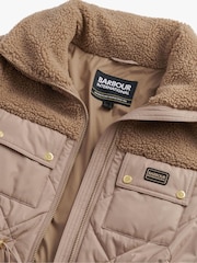 Barbour® International Jemison Box Quilt Teddy Fleece Jacket - Image 7 of 7