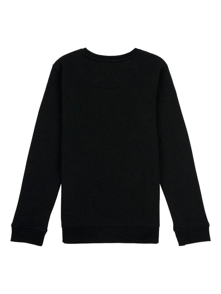 Lyle & Scott Black Classic Crew Neck Fleece Sweatshirt - Image 5 of 5 Lyle & Scott Black Classic Crew Neck Fleece Sweatshirt - Image 5 of 5