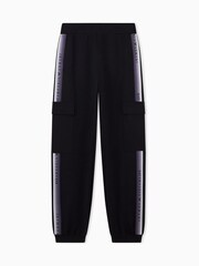 EA7 Black Regular-Fit Joggers - Image 3 of 5