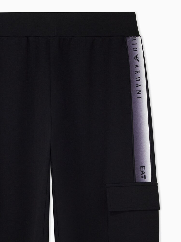 EA7 Black Regular-Fit Joggers - Image 5 of 5 EA7 Black Regular-Fit Joggers - Image 5 of 5