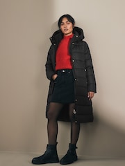 Barbour® International Barron Longline Baffle Quilt Puffer Coat - Image 2 of 7