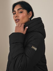 Barbour® International Barron Longline Baffle Quilt Puffer Coat - Image 4 of 7