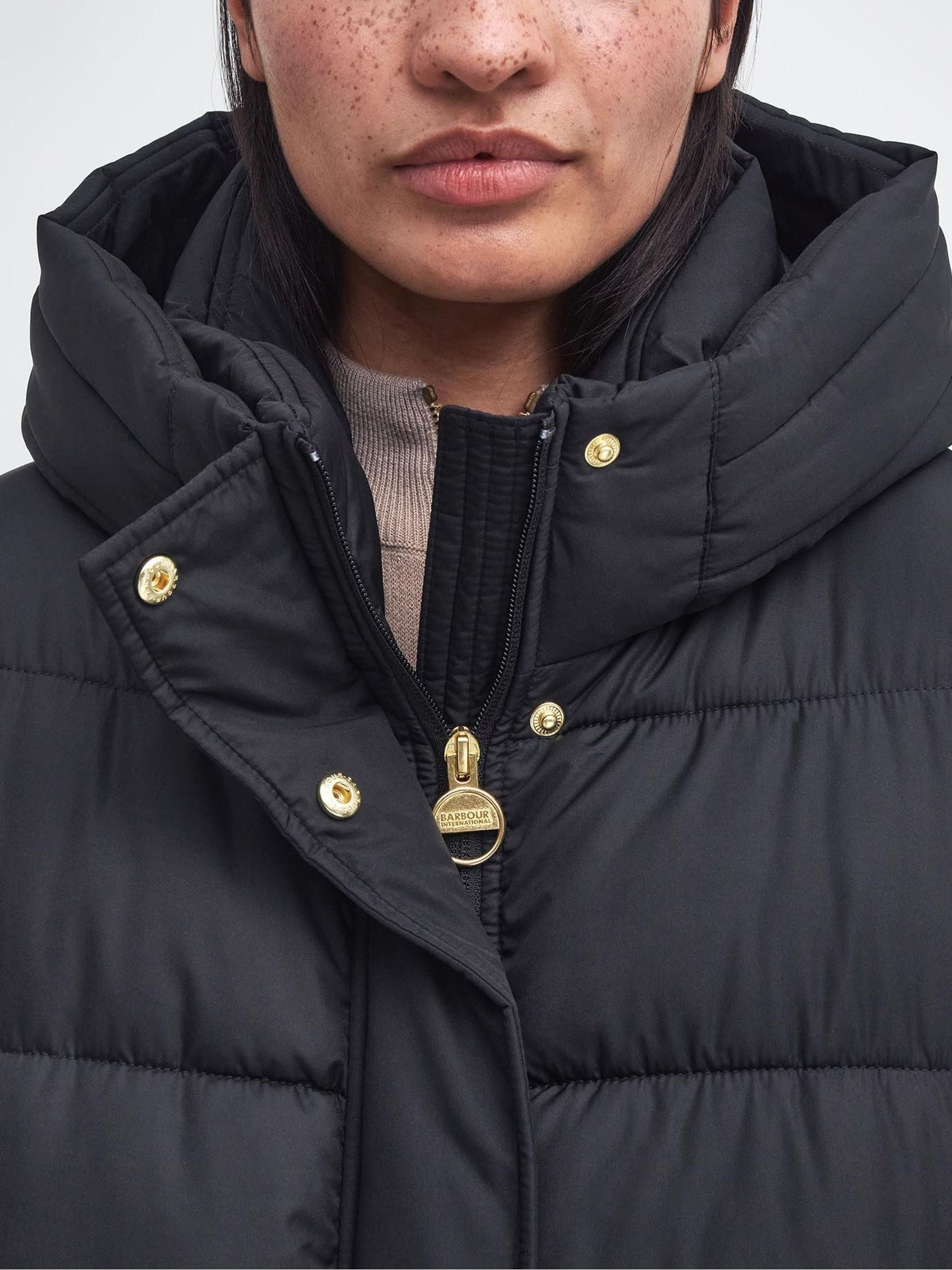 Buy Barbour International Barron Longline Baffle Quilt Puffer Coat from Next Malta