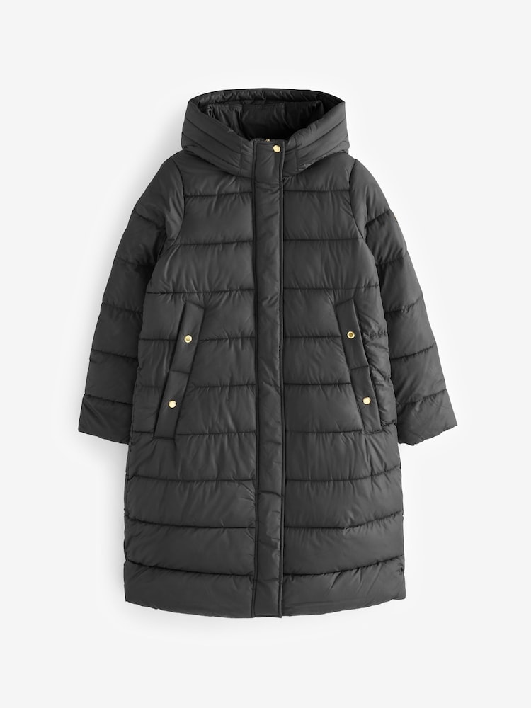 Barbour® International Barron Longline Baffle Quilt Puffer Coat - Image 7 of 7