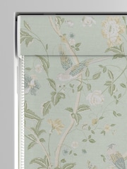 Laura Ashley Eau De Nil 100% Cotton Summer Palace Made to Measure Roman Blind - Image 3 of 6