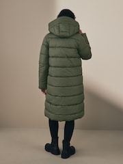 Barbour® International Barron Longline Baffle Quilt Puffer Coat - Image 4 of 7