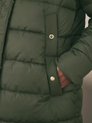 Barbour® International Barron Longline Baffle Quilt Puffer Coat - Image 5 of 7