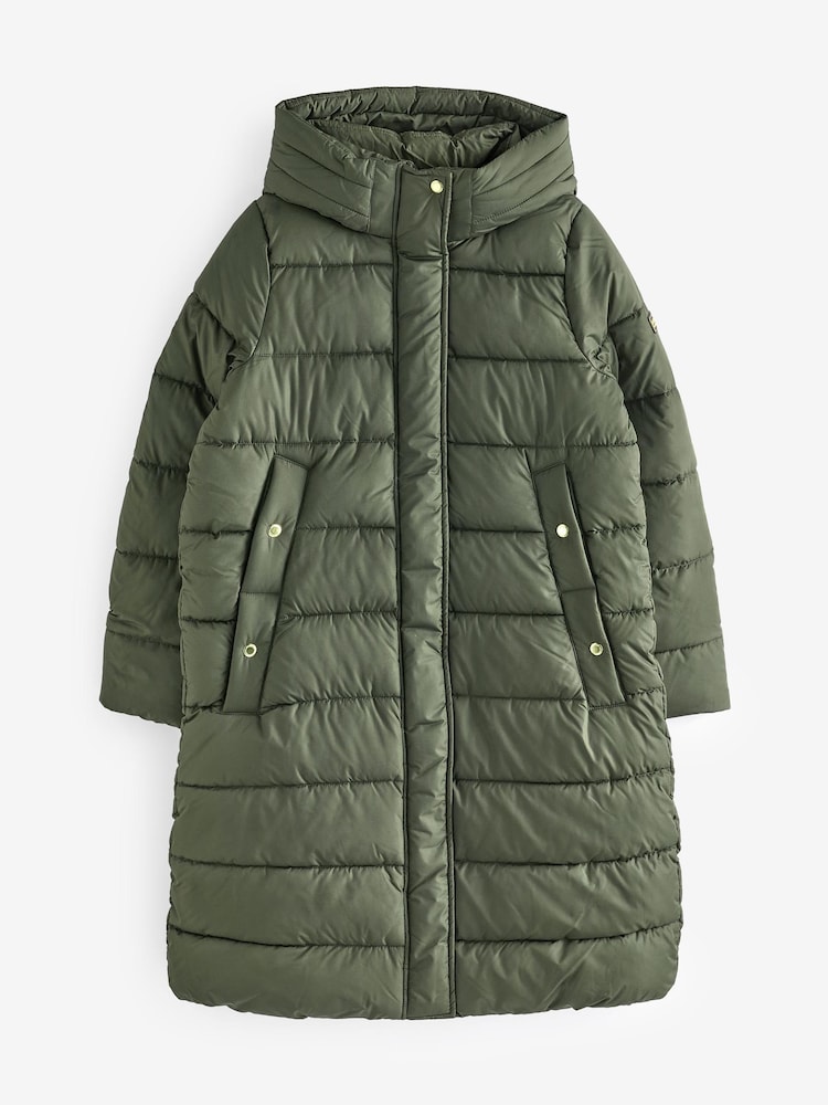 Barbour® International Barron Longline Baffle Quilt Puffer Coat - Image 7 of 7