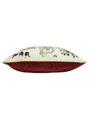 furn. Multicolour 12 Days Of Christmas Embroidered Polyester Filled Cushion - Image 4 of 5