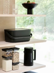 Brabantia Dark Grey Nic Bread Bin - Image 1 of 6