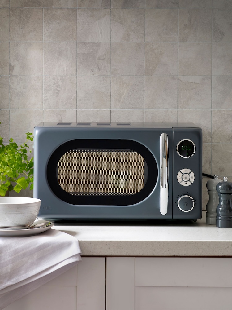 Dark Grey Digital 800W 20L Microwave - Image 1 of 9