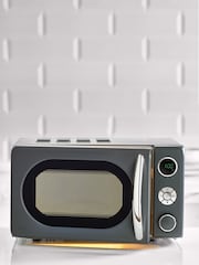 Dark Grey Digital 800W 20L Microwave - Image 3 of 9