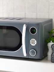 Dark Grey Digital 800W 20L Microwave - Image 5 of 9