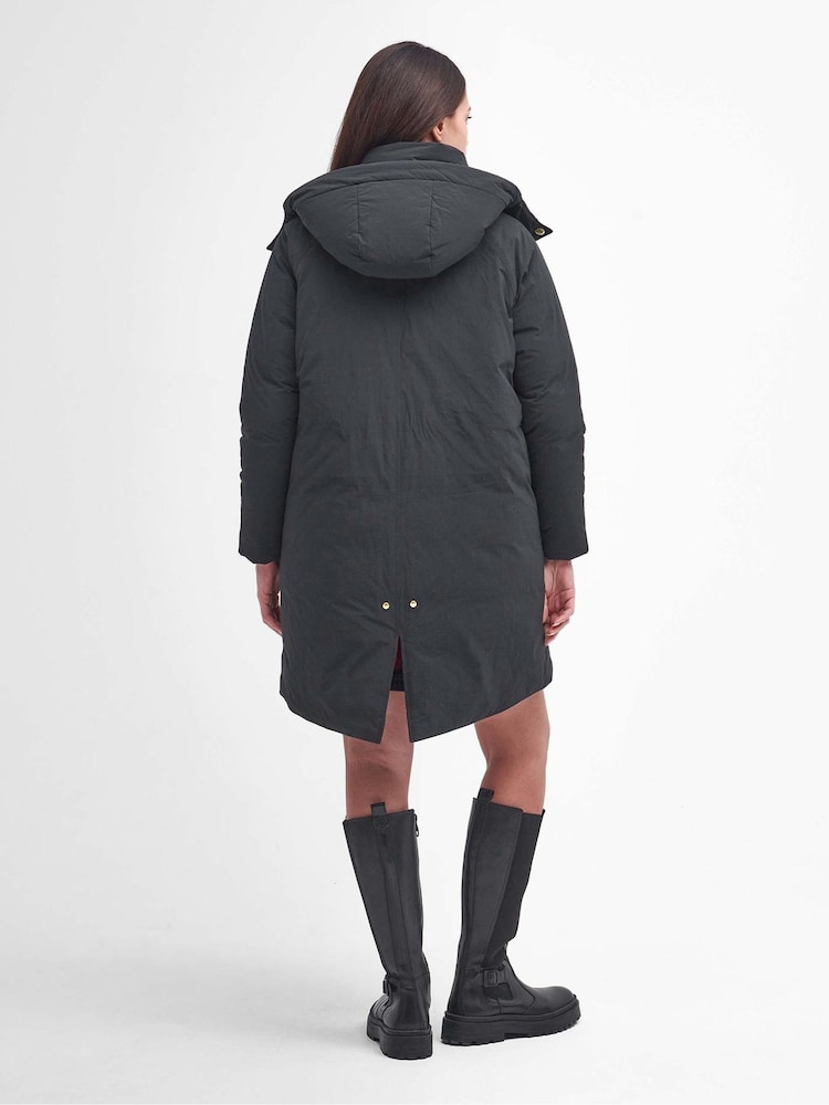 Barbour® International Christa Showerproof Longline Puffer Coats - Image 2 of 7