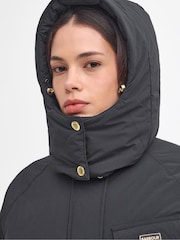 Barbour® International Christa Showerproof Longline Puffer Coats - Image 4 of 7
