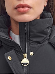Barbour® International Christa Showerproof Longline Puffer Coats - Image 5 of 7