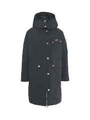 Barbour® International Christa Showerproof Longline Puffer Coats - Image 7 of 7