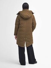 Barbour® International Christa Showerproof Longline Puffer Coats - Image 2 of 7